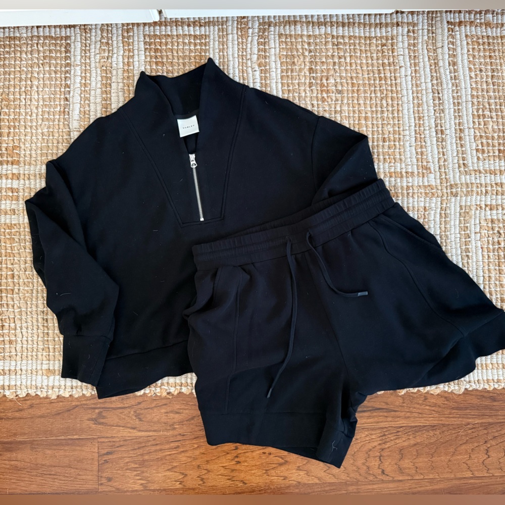 Varley Davidson sweatshirt and Shorts Set